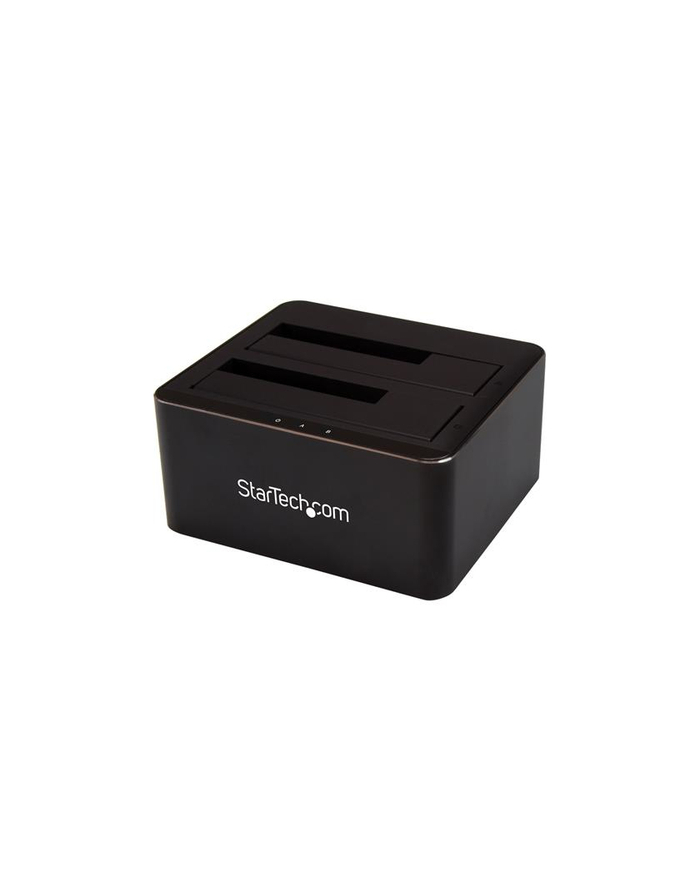 StarTech SDOCK2U33V .com stacja dokująca do dysków twardych USB 3.2 Gen 1 (3.1 Gen 1) Type-B Czarny główny