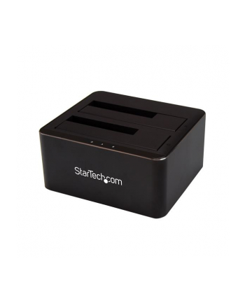 StarTech SDOCK2U33V .com stacja dokująca do dysków twardych USB 3.2 Gen 1 (3.1 Gen 1) Type-B Czarny