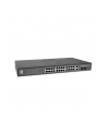 Level One GEP-2841 łącza sieciowe Zarządzany L2 Gigabit Ethernet (10/100/1000) Obsługa PoE 1U Czarny - nr 2