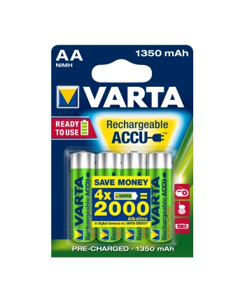 Varta 56746101404 Ready2Use HR06 1350 mAh Bateria do ponownego naładowania Niklowo-metalowo-wodorkowa (NiMH)