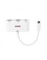 Lindy 43340 adapter kablowy 0,18 m HDMI + USB Type-A USB Type-C Biały - nr 29