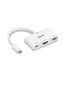 Lindy 43340 adapter kablowy 0,18 m HDMI + USB Type-A USB Type-C Biały - nr 30