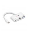 Lindy 43340 adapter kablowy 0,18 m HDMI + USB Type-A USB Type-C Biały - nr 7