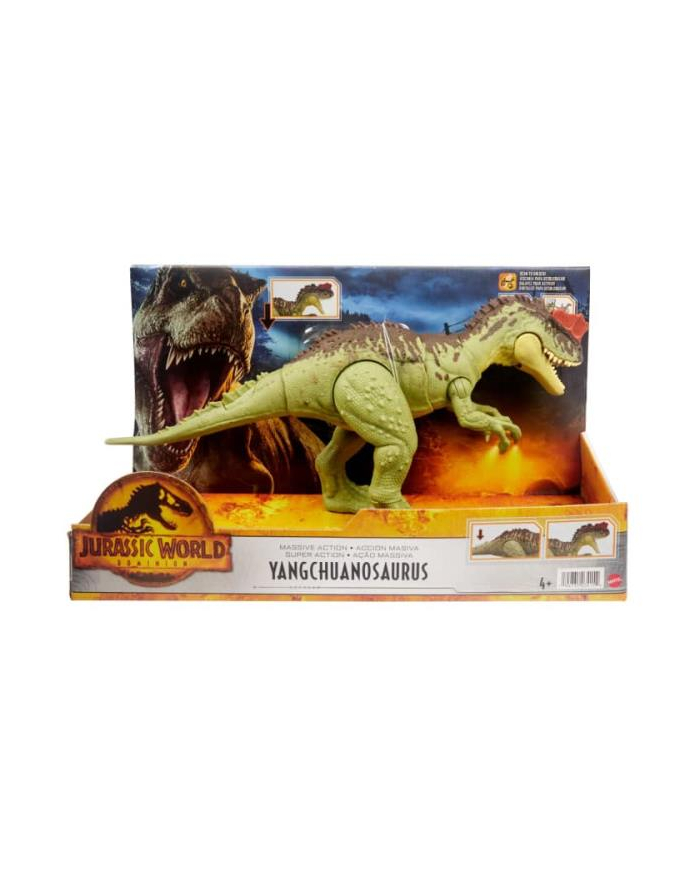 Jurassic World Dinozaur Potężny atak Jangczuanozaur HGX49 HDX47 MATTEL główny