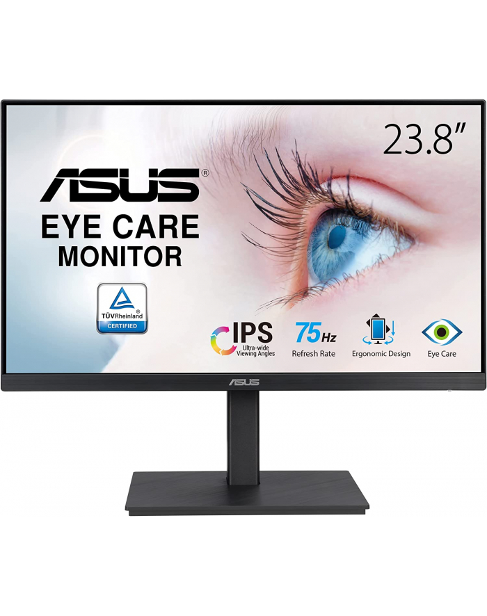 asus Monitor 23.8 cala VA24EQSB IPS HDMI DP VGA USB PIVOT główny