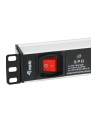 Equip 333309 rozdzielacz zasilania PDU 7 x gniazdo sieciowe 1U Czarny, Srebrny - nr 19
