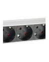 Equip 333309 rozdzielacz zasilania PDU 7 x gniazdo sieciowe 1U Czarny, Srebrny - nr 20