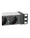 Equip 333309 rozdzielacz zasilania PDU 7 x gniazdo sieciowe 1U Czarny, Srebrny - nr 21