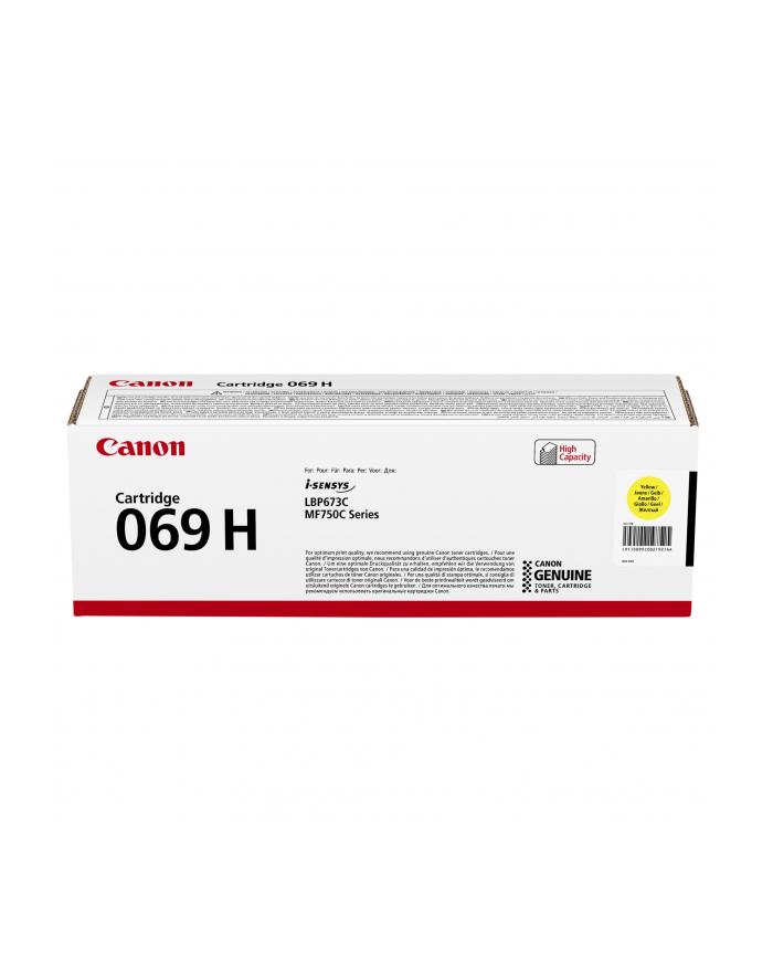 Canon 5095C002 kaseta z tonerem 1 szt. Oryginalny Żółty główny