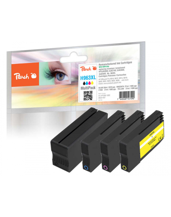 Peach PI300-1005 nabój z tuszem Zamiennik główny