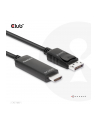 Club 3D CAC-1087 adapter kablowy 3 m DisplayPort HDMI - nr 16