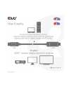 Club 3D CAC-1087 adapter kablowy 3 m DisplayPort HDMI - nr 37