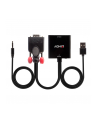 Lindy 38284 adapter kablowy VGA (D-Sub) + 3.5mm HDMI + USB Czarny - nr 13