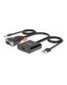 Lindy 38284 adapter kablowy VGA (D-Sub) + 3.5mm HDMI + USB Czarny - nr 23