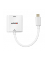 Lindy 43339 adapter kablowy 0,1 m USB Type-C HDMI Biały - nr 1