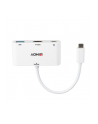 Lindy 43340 adapter kablowy 0,18 m HDMI + USB Type-A USB Type-C Biały - nr 13