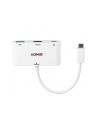 Lindy 43340 adapter kablowy 0,18 m HDMI + USB Type-A USB Type-C Biały - nr 5
