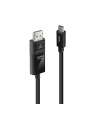 Lindy 43341 adapter kablowy 1 m USB Type-C DisplayPort Czarny - nr 1