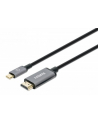 Manhattan 153607 adapter kablowy 2 m HDMI Typu A (Standard) USB Type-C Czarny, Srebrny - nr 17