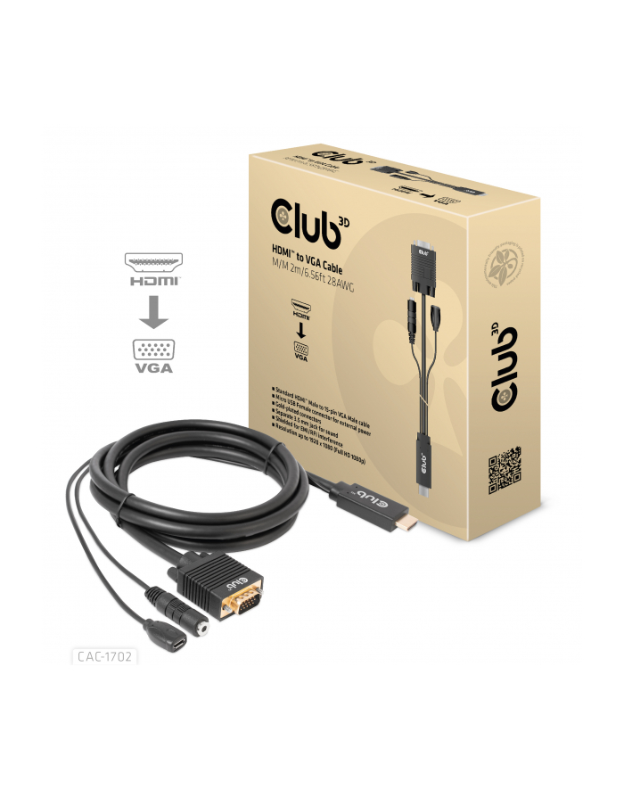 Club 3D CAC-1712 kabel HDMI główny