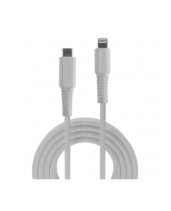 Lindy 31316 kabel Lightning 1 m Biały