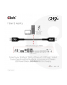 Club 3D CAC-1573 kabel USB 2 m USB4 Gen 2x2 USB C Czerwony - nr 22