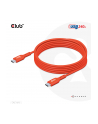 Club 3D CAC-1573 kabel USB 2 m USB4 Gen 2x2 USB C Czerwony - nr 38