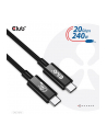 Club 3D CAC-1575 kabel USB 2 m USB4 Gen 2x2 USB C Czarny - nr 22