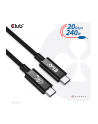 Club 3D CAC-1575 kabel USB 2 m USB4 Gen 2x2 USB C Czarny - nr 34
