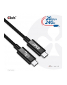 Club 3D CAC-1575 kabel USB 2 m USB4 Gen 2x2 USB C Czarny - nr 46