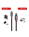 Lindy 36940 kabel USB 0,5 m USB 2.0 USB C USB B Czarny - nr 12