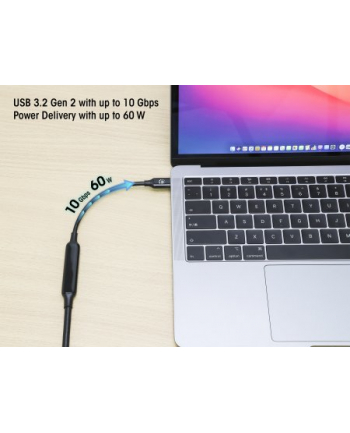 Manhattan 355971 kabel USB 5 m USB 3.2 Gen 2 (3.1 Gen 2) USB C Czarny