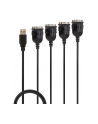 Lindy 42675 kabel równoległy Czarny 0,94 m USB Typu-A DB-9 - nr 15