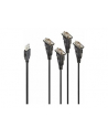 Lindy 42675 kabel równoległy Czarny 0,94 m USB Typu-A DB-9 - nr 7