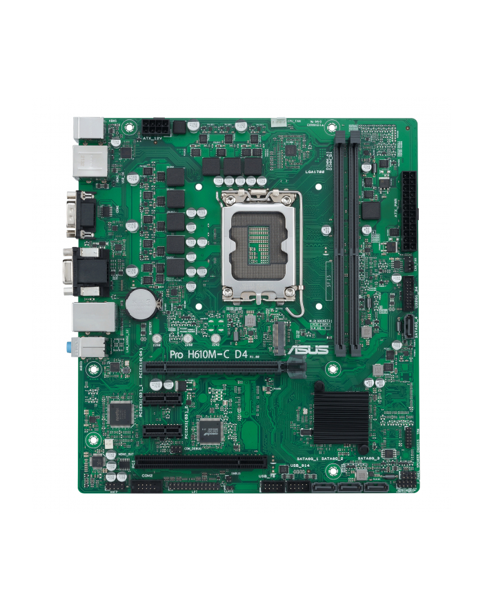 ASUS 90MB1A30-M0EAYC PRO H610M-C D4-CSM Intel H610 LGA 1700 micro ATX główny