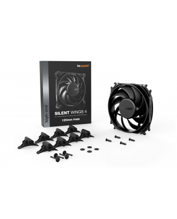 Be Quiet BL093 SILENT WINGS 4 | 120mm PWM Obudowa komputera Wentylator 12 cm Czarny 1 szt. nr 2