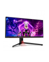 AOC AG344UXM monitor komputerowy 86,4 cm (34'') 3440 x 1440 px Czarny, Czerwony - nr 2