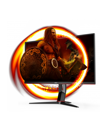 AOC U28G2XU2/BK G2 monitor komputerowy 71,1 cm (28') 3840 x 2160 px Czarny, Czerwony