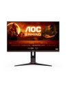 AOC U28G2XU2/BK G2 monitor komputerowy 71,1 cm (28') 3840 x 2160 px Czarny, Czerwony - nr 53