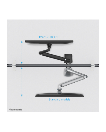 Neomounts by Newstar DS70-810BL1 uchwyt / stojak do monitorów 81,3 cm (32') Zaciskowy/przelotowy Czarny
