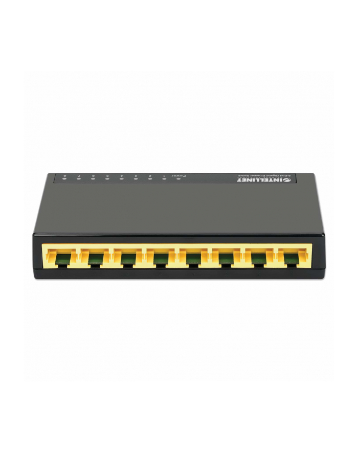 Intellinet 561754 łącza sieciowe Gigabit Ethernet (10/100/1000) Czarny główny