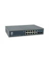 Level One GEP-1221 łącza sieciowe Nie zarządzany Gigabit Ethernet (10/100/1000) Obsługa PoE Czarny - nr 1