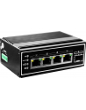 Level One IGP-0502 łącza sieciowe Nie zarządzany Gigabit Ethernet (10/100/1000) Obsługa PoE Czarny - nr 2