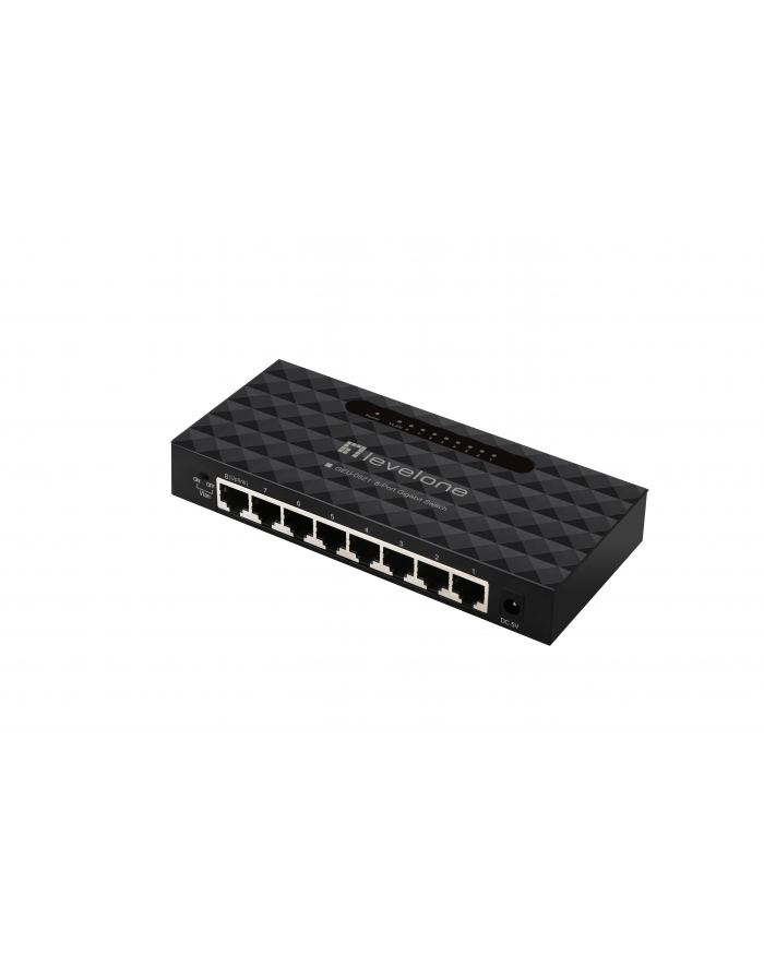 Level One GEU-0821 łącza sieciowe Gigabit Ethernet (10/100/1000) główny
