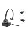 Conceptronic POLONA03BDA słuchawki/zestaw słuchawkowy Opaska na głowę Biuro/centrum telefoniczne Bluetooth Podstawka do ładowania Czarny - nr 2