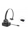 Conceptronic POLONA03BD słuchawki/zestaw słuchawkowy Bezprzewodowy Opaska na głowę Biuro/centrum telefoniczne Bluetooth Podstawka do ładowania Czarny - nr 1