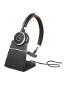 Jabra 6593-833-399 Evolve 65 Zestaw słuchawkowy Przewodowy i Bezprzewodowy Opaska na głowę Połączenia/muzyka USB Typu-A Bluetooth Podstawka do ładowania Czarny - nr 6