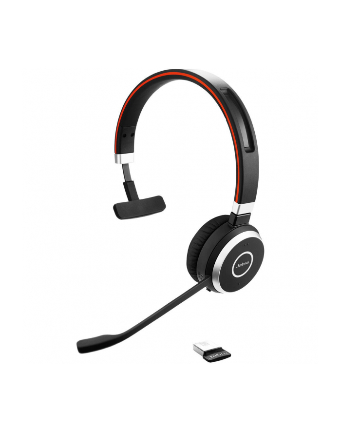 Jabra 6593-839-409 Evolve 65 Zestaw słuchawkowy Przewodowy i Bezprzewodowy Opaska na głowę Połączenia/muzyka USB Typu-A Bluetooth Czarny główny