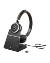 Jabra 6599-833-399 Evolve 65 Zestaw słuchawkowy Przewodowy i Bezprzewodowy Opaska na głowę Połączenia/muzyka USB Typu-A Bluetooth Podstawka do ładowania Czarny - nr 12