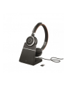 Jabra 6599-833-399 Evolve 65 Zestaw słuchawkowy Przewodowy i Bezprzewodowy Opaska na głowę Połączenia/muzyka USB Typu-A Bluetooth Podstawka do ładowania Czarny - nr 13